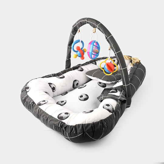 Baby Bed Nest with Toy Bar | 772 Black