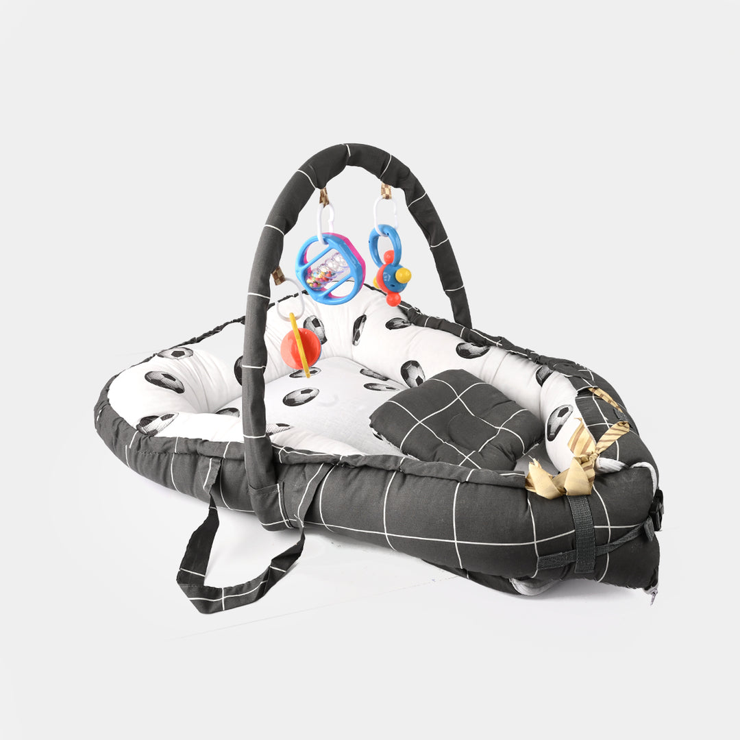 Baby Bed Nest with Toy Bar | 772 Black
