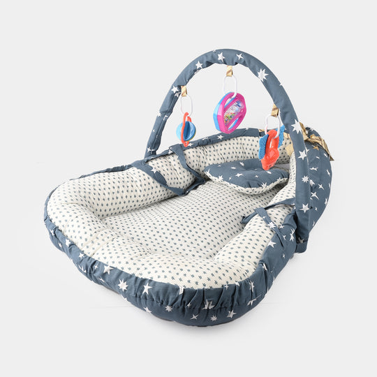 Baby Bed Nest with Toy Bar | 772 Blue