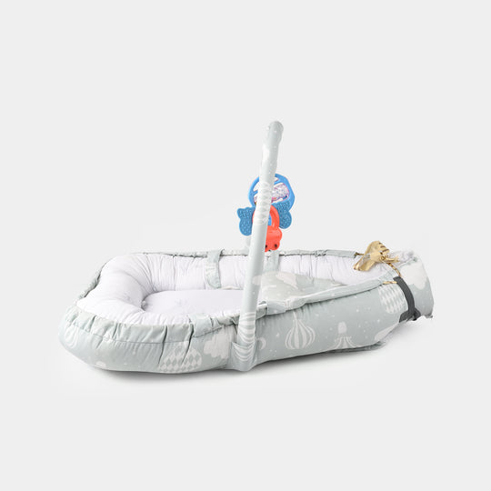 Baby Bed Nest with Toy Bar | 772 Green