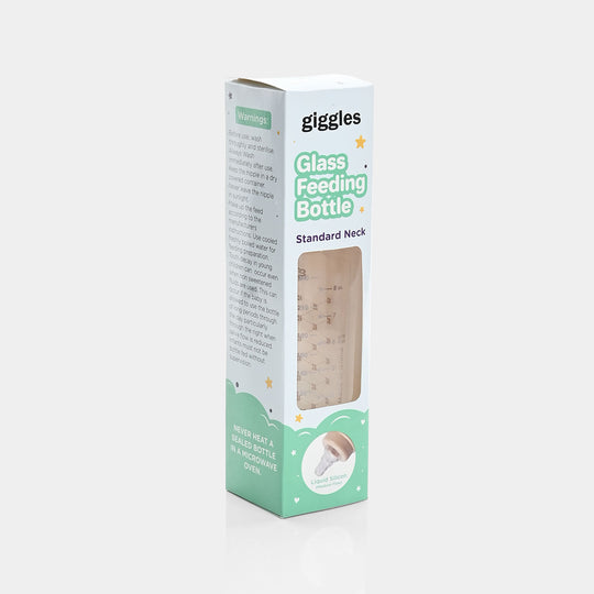 Giggles Glass Feeding Bottle | 240ml