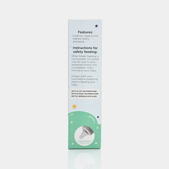 Giggles Glass Feeding Bottle | 240ml