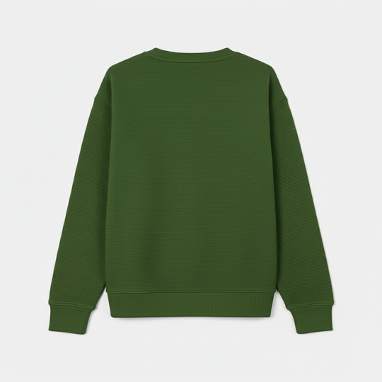 Boys Ottoman Sweatshirt Full Speed Ahead-Olive Green
