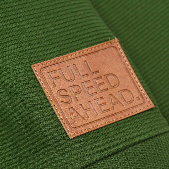 Teens Boys Ottoman Sweatshirt Full Speed Ahead-Olive Green