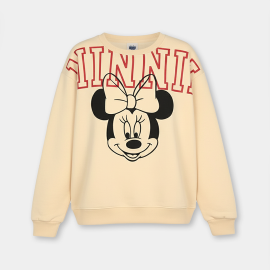 Girls Fleece Sweatshirt Character-Wood Ash