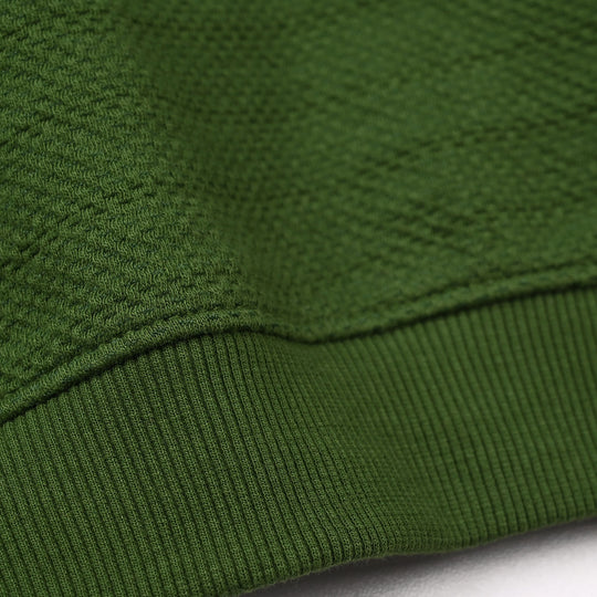 Infant Boys jacquard Sweatshirt (NYC) - Olive Green