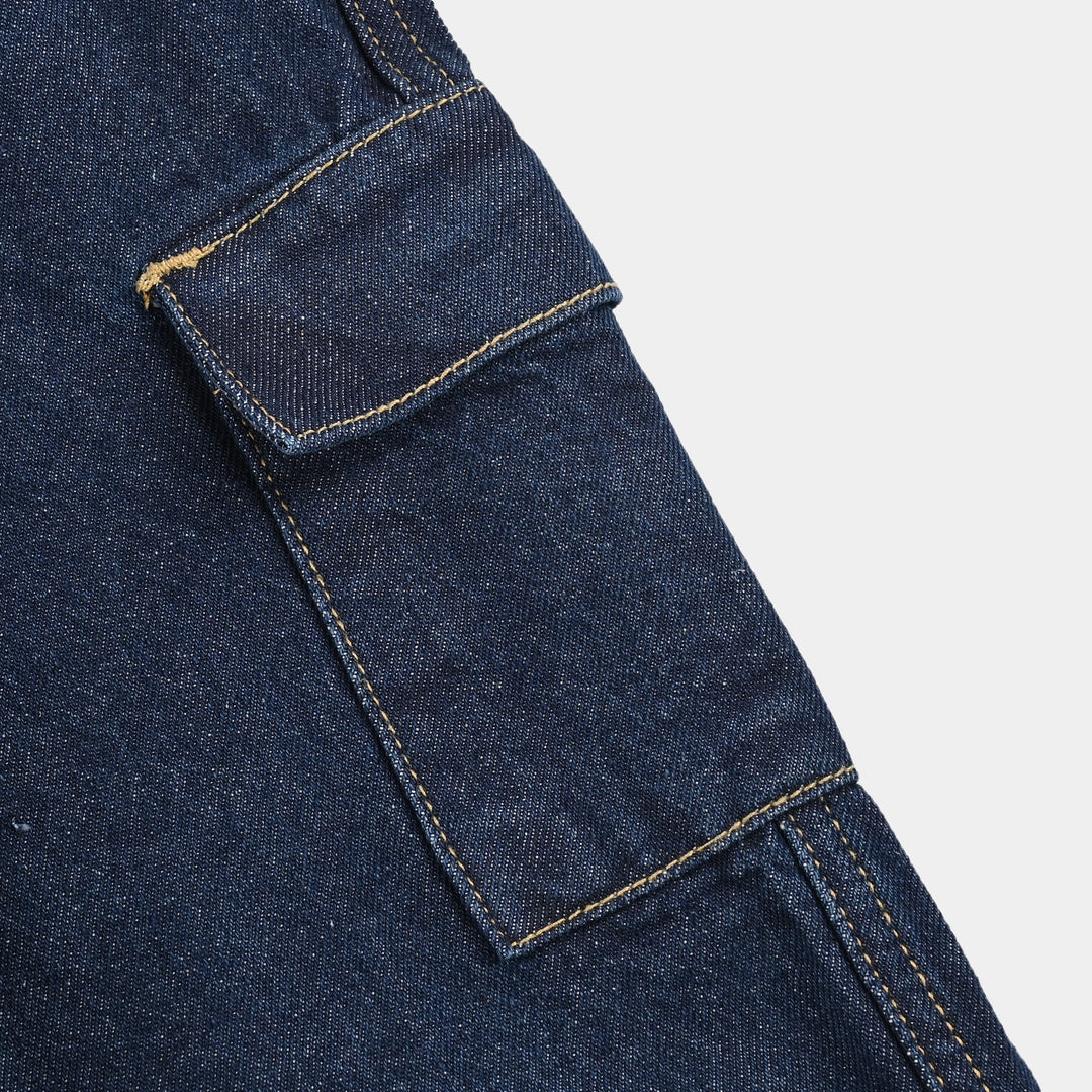 Boys Denim Stretch Pant City Division-DARK BLUE