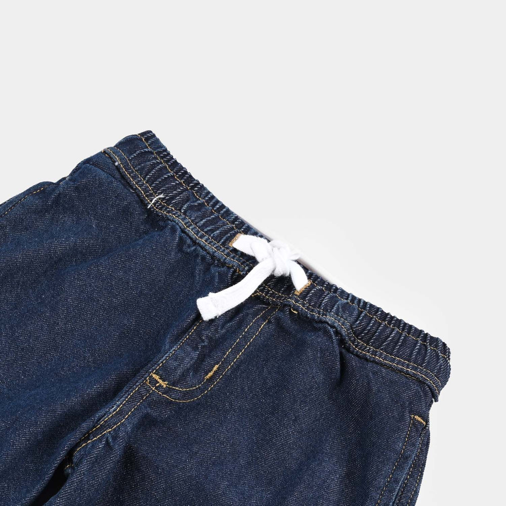 Boys Denim Stretch Pant City Division-DARK BLUE