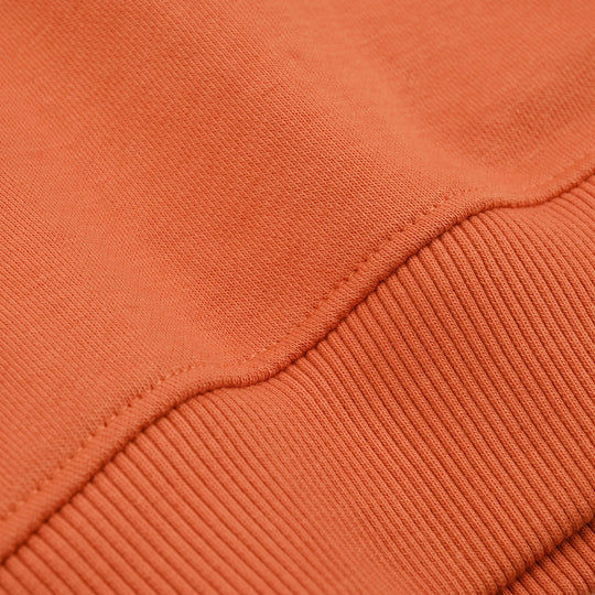 Girls Jersey/Terry Pullover Hoodie Happy Moments-Orange