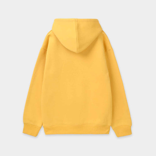 Girls Fleece Pullover Hoodie Slay Nice-Yellow