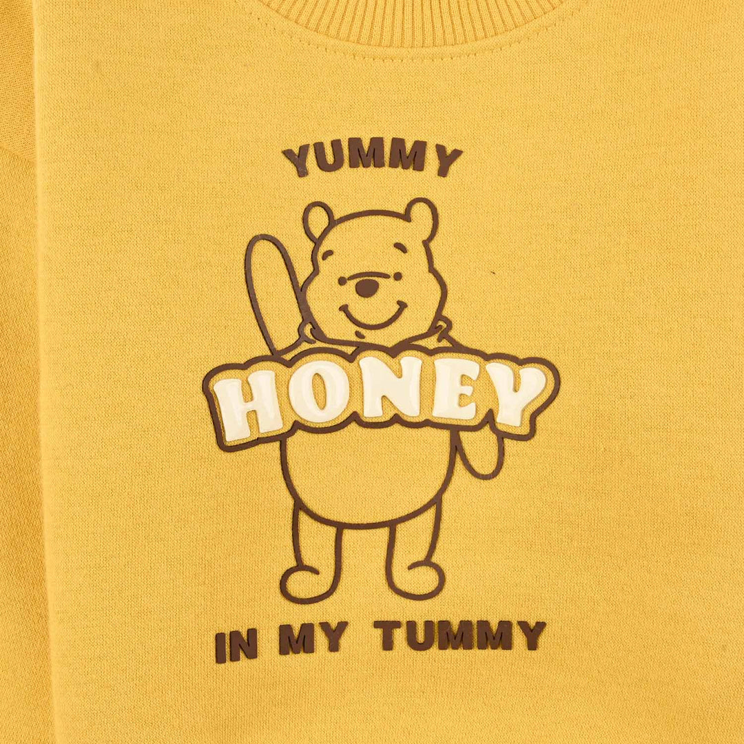 Infant Boys Fleece Sweatshirt Character-Yellow