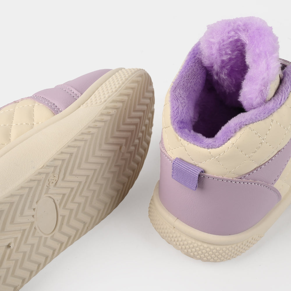 Girls Boots Z021-Purple