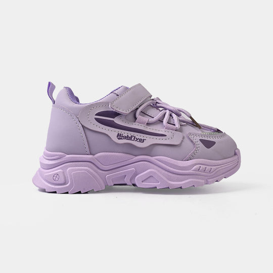 Girls Joggers 007-2-PURPLE