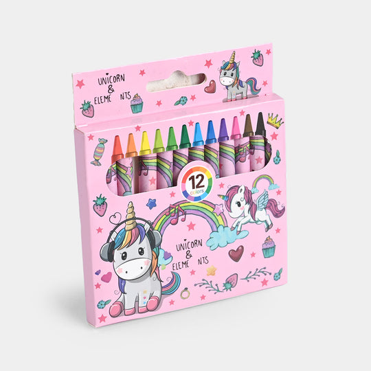 12-Color Crayon Set