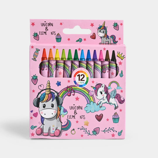 12-Color Crayon Set