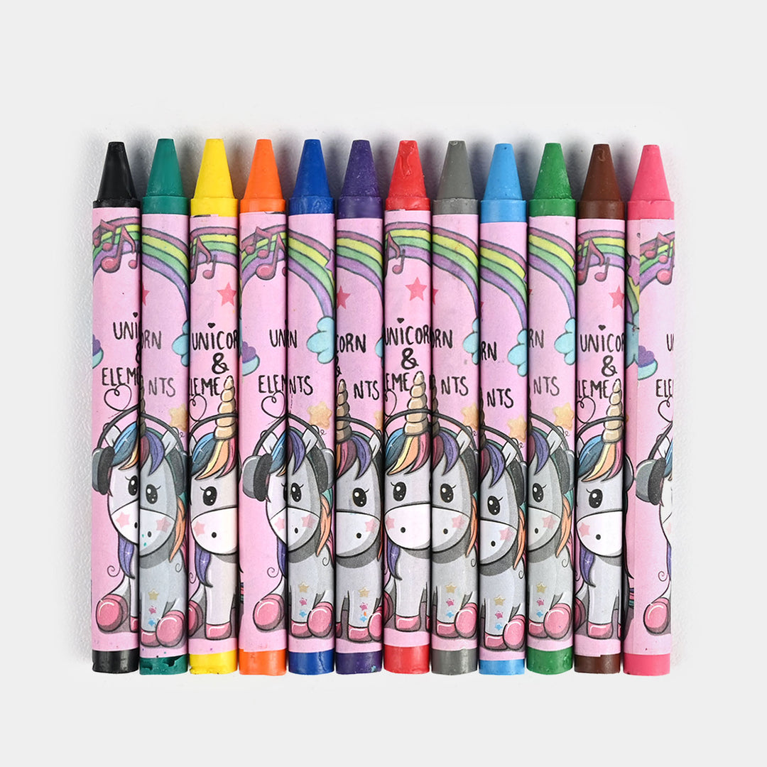 12-Color Crayon Set