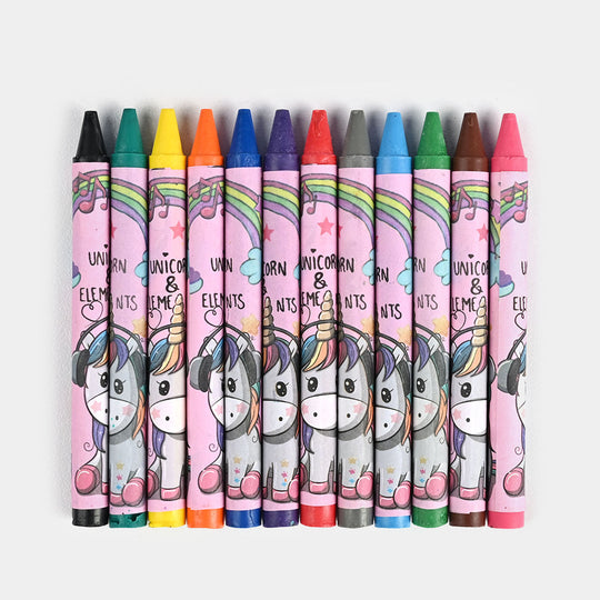 12-Color Crayon Set