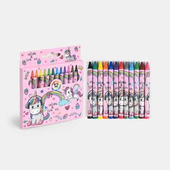 12-Color Crayon Set