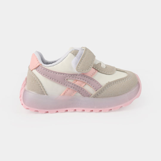 Girls Joggers 3352-Beige/Purple