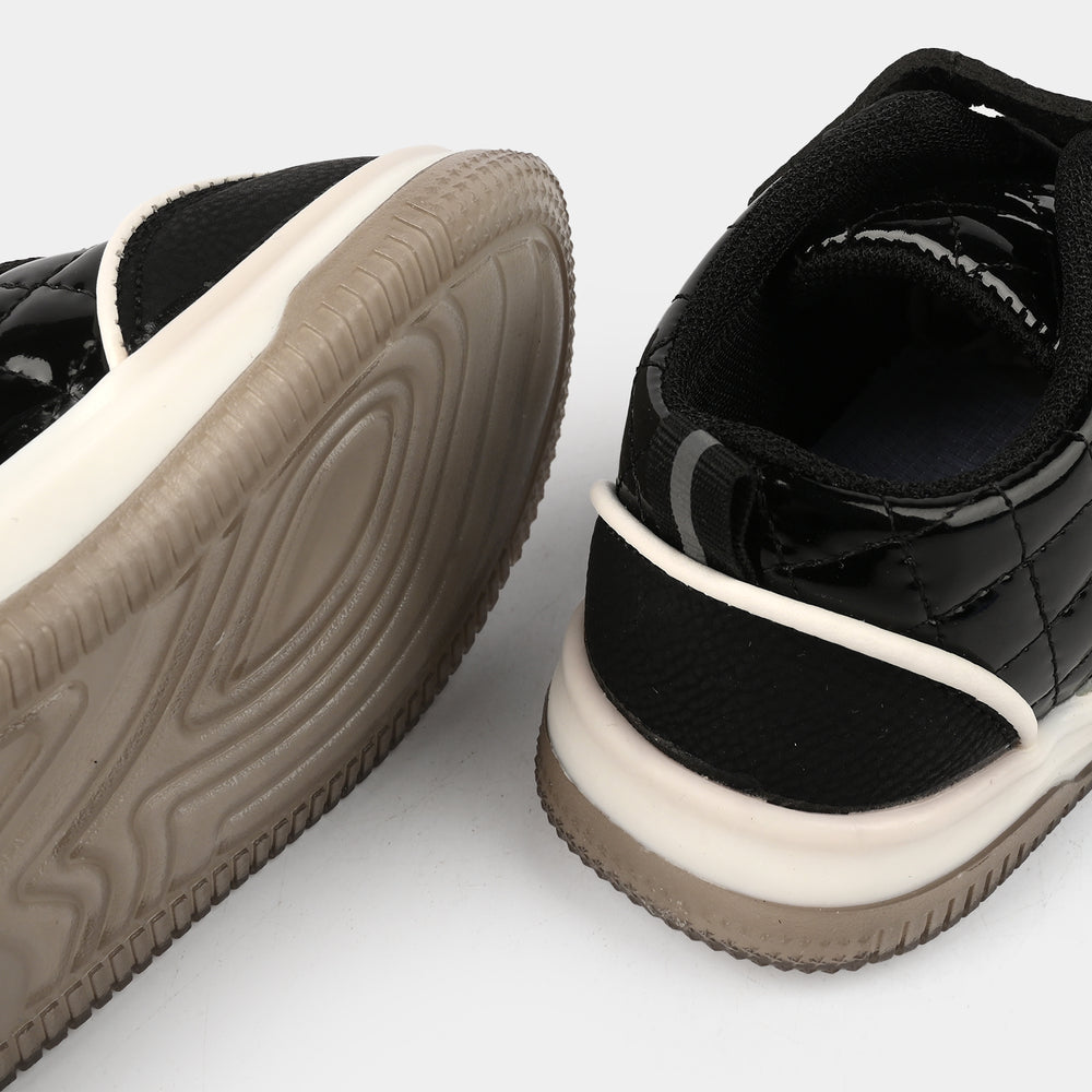 Girls Sneakers 3350-BLACK