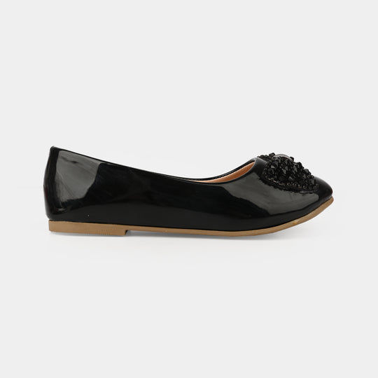 Girls Pumps 11-104-BLACK
