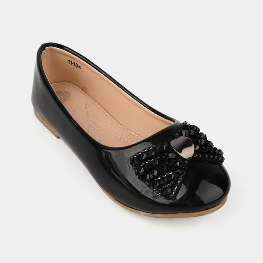 Girls Pumps 11-104-BLACK