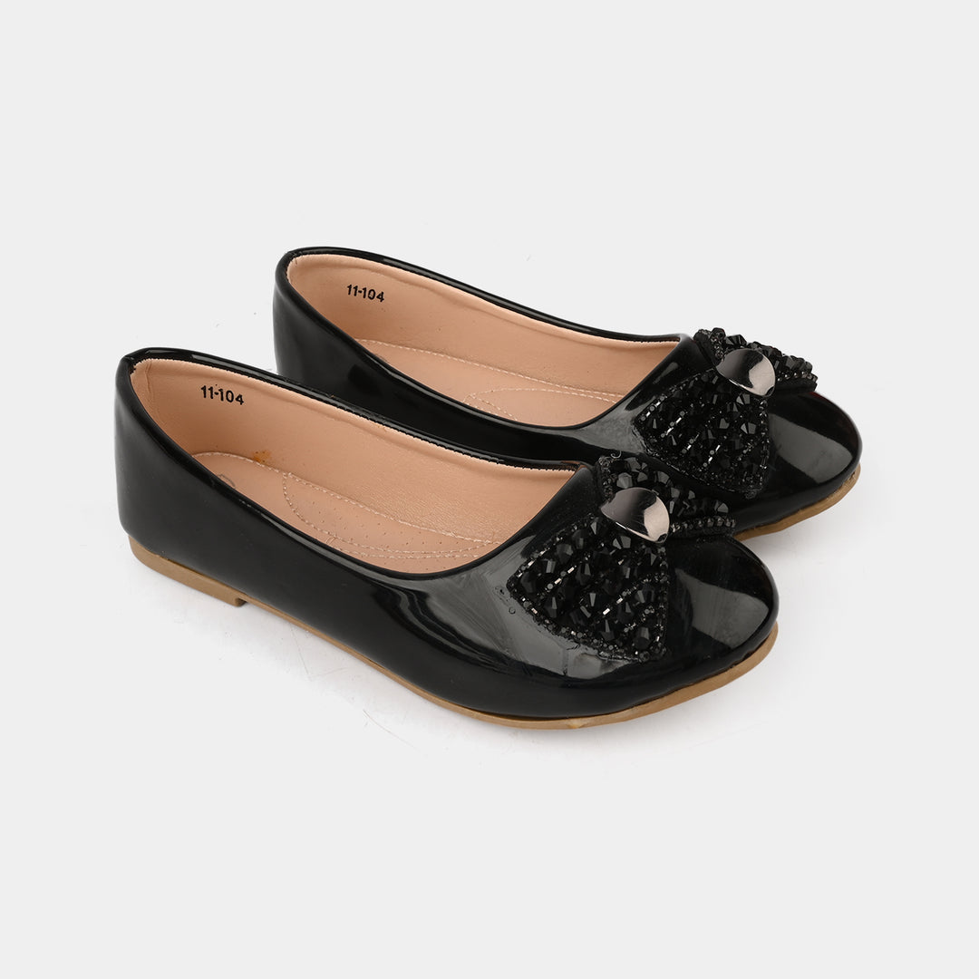 Girls Pumps 11-104-BLACK
