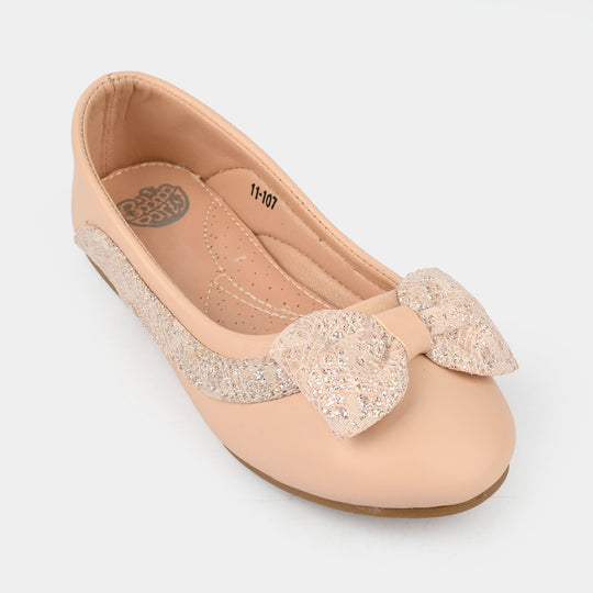 Girls Pumps 11-107-BEIGE