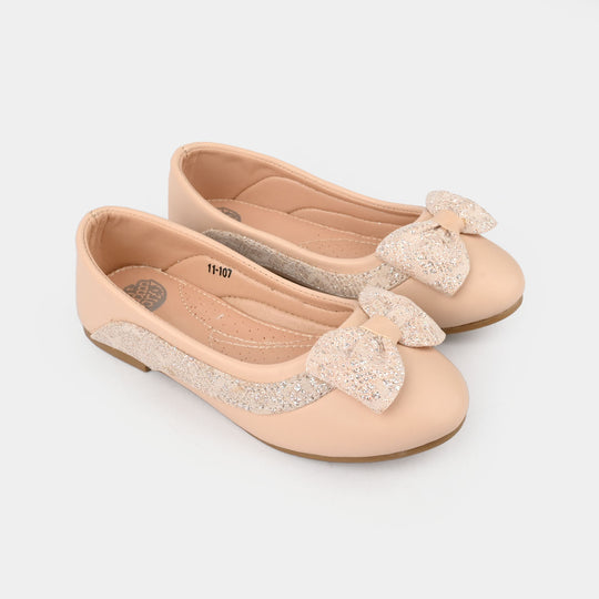 Girls Pumps 11-107-BEIGE