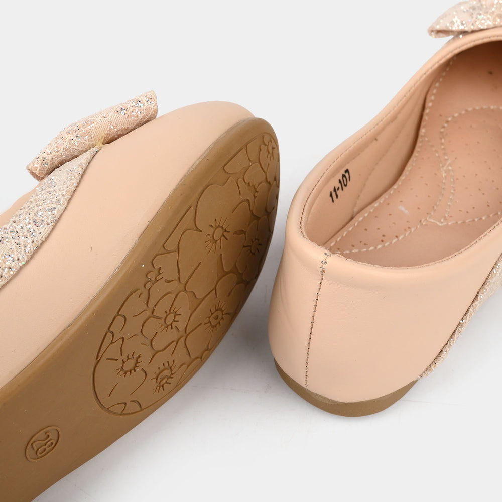 Girls Pumps 11-107-BEIGE