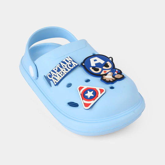 Boys Clogs 118-4-BLUE