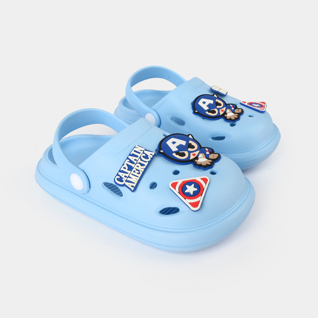 Boys Clogs 118-4-BLUE