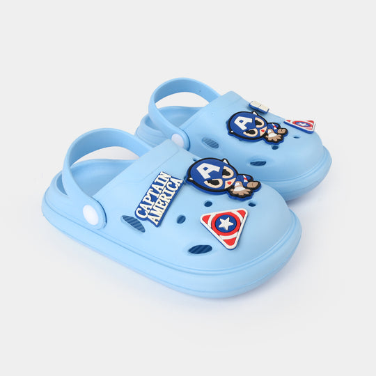 Boys Clogs 118-4-BLUE