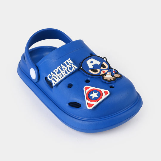 Boys Clogs 118-4-NAVY