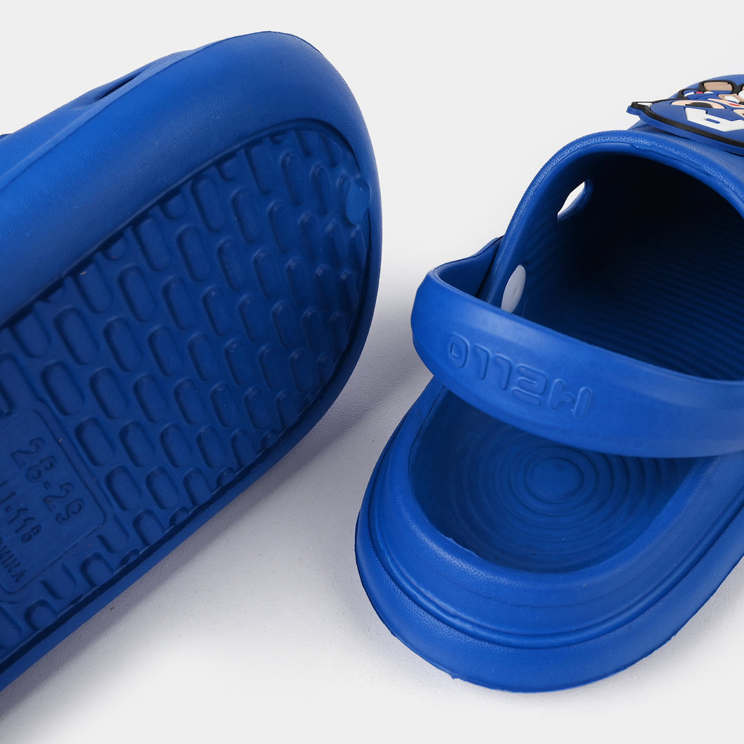 Boys Clogs 118-4-NAVY