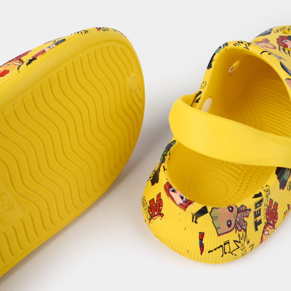 Boys Clogs 3501E - YELLOW