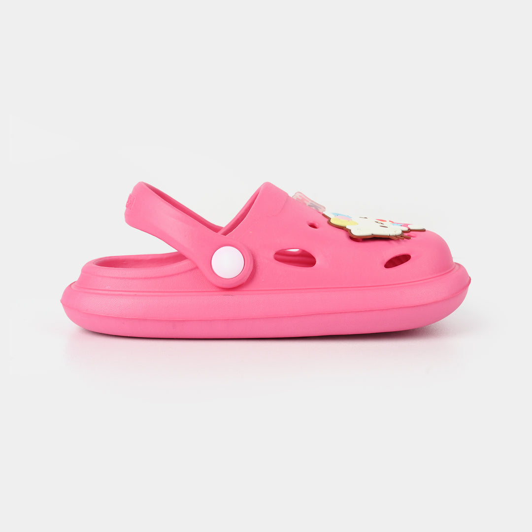 Girls Clogs 118-6-Fuchsia