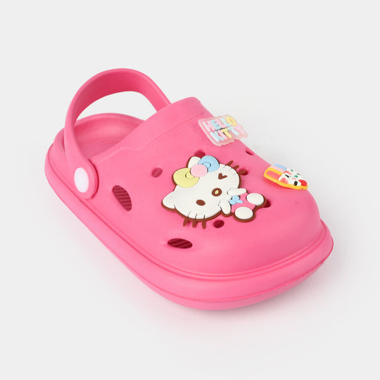 Girls Clogs 118-6-Fuchsia