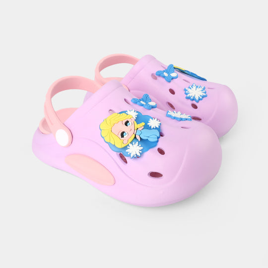 Girls Clogs 3503-7-PURPLE