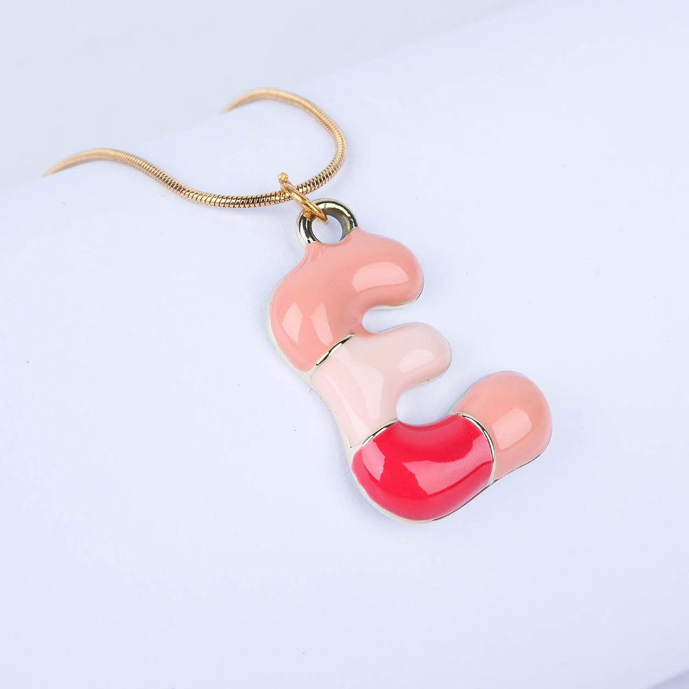 Trendy Alphabet Pendant Necklace for Girls