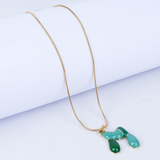 Trendy Alphabet Pendant Necklace for Girls