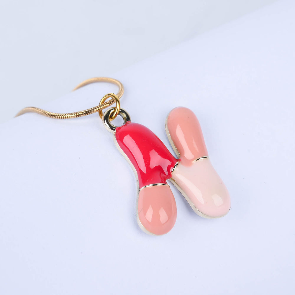 Trendy Alphabet Pendant Necklace for Girls