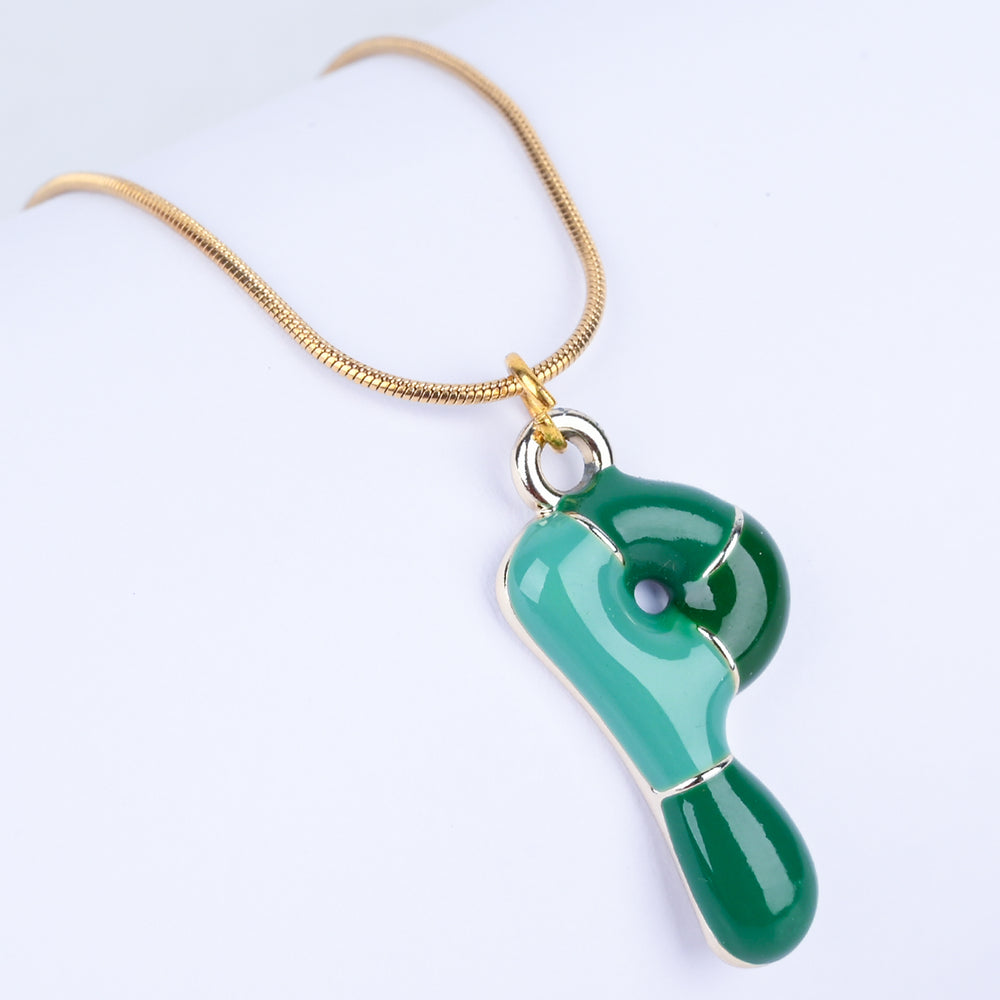 Trendy Alphabet Pendant Necklace for Girls