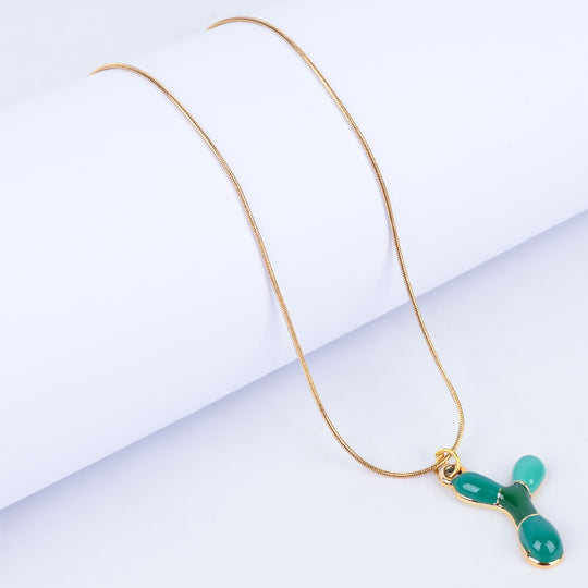 Trendy Alphabet Pendant Necklace for Girls