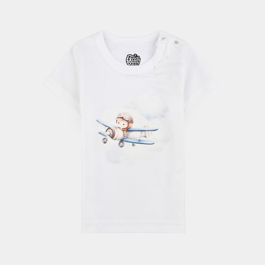 Pack Of 3 Infant Unisex Cotton Short Sleeves T-Shirt Set