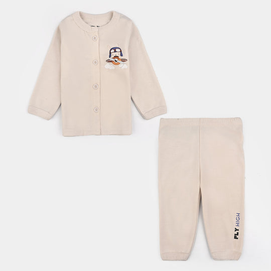 Infant Unisex Cotton Jabla Pajama Suit