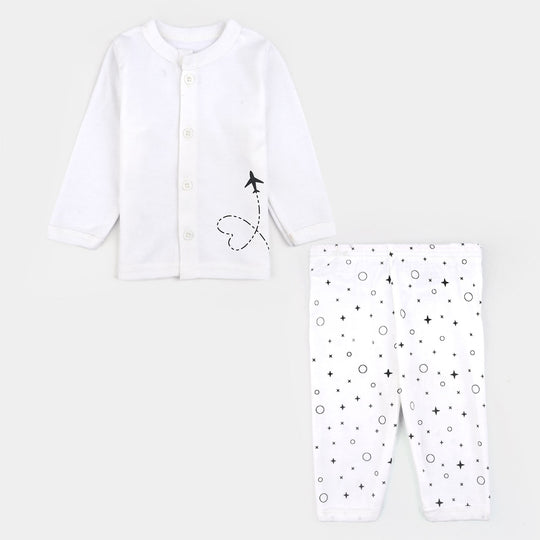Infant Unisex Cotton Jabla Pajama Suit