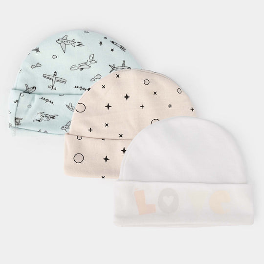 Pack OF 3 Infant Cap Set