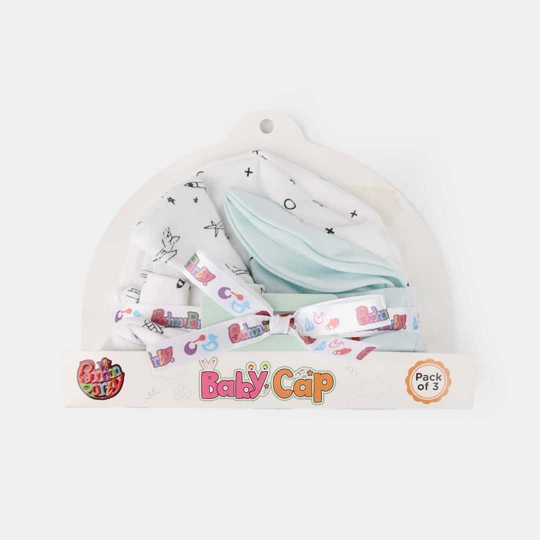 Pack OF 3 Infant Cap Set