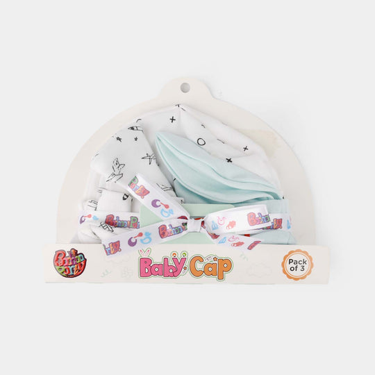 Pack OF 3 Infant Cap Set